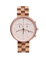 M40 chronograph watch in PVD rose gold