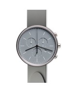 M40 chronograph watch in polished steel