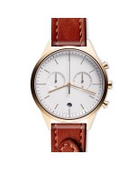 C39 chronograph watch in PVD satin gold