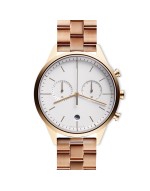 C39 chronograph watch in PVD satin gold