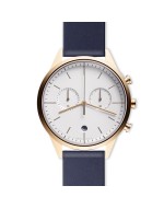 C39 chronograph watch in PVD satin gold