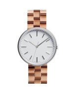 M37 PreciDrive three-hand watch in brushed steel