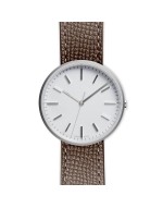 M37 PreciDrive three-hand watch in brushed steel