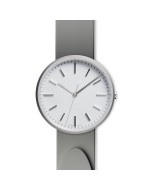 M37 PreciDrive three-hand watch in brushed steel