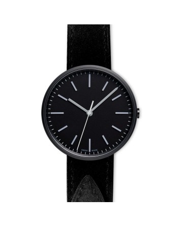 M37 PreciDrive three-hand watch in PVD black