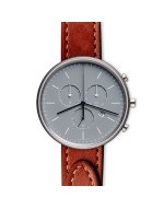 M40 chronograph watch in polished steel