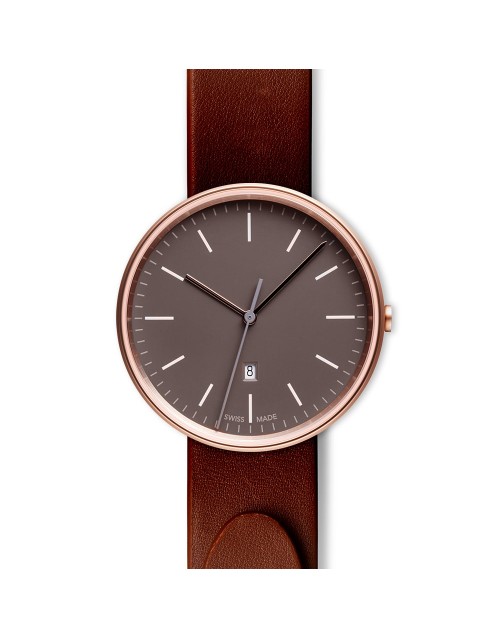 M38 date watch in PVD rose gold