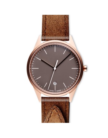 C36 date watch in PVD rose gold