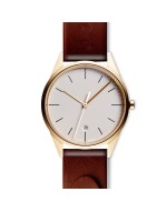 C36 date watch in PVD satin gold