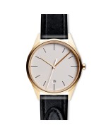 C36 date watch in PVD satin gold