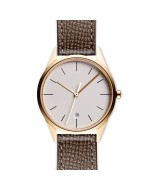 C36 date watch in PVD satin gold