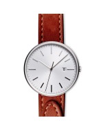 M40 PreciDrive date watch in brushed steel