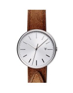 M40 PreciDrive date watch in brushed steel