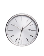 M40 PreciDrive date watch in brushed steel