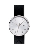 M40 PreciDrive date watch in brushed steel
