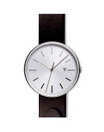 M40 PreciDrive date watch in brushed steel